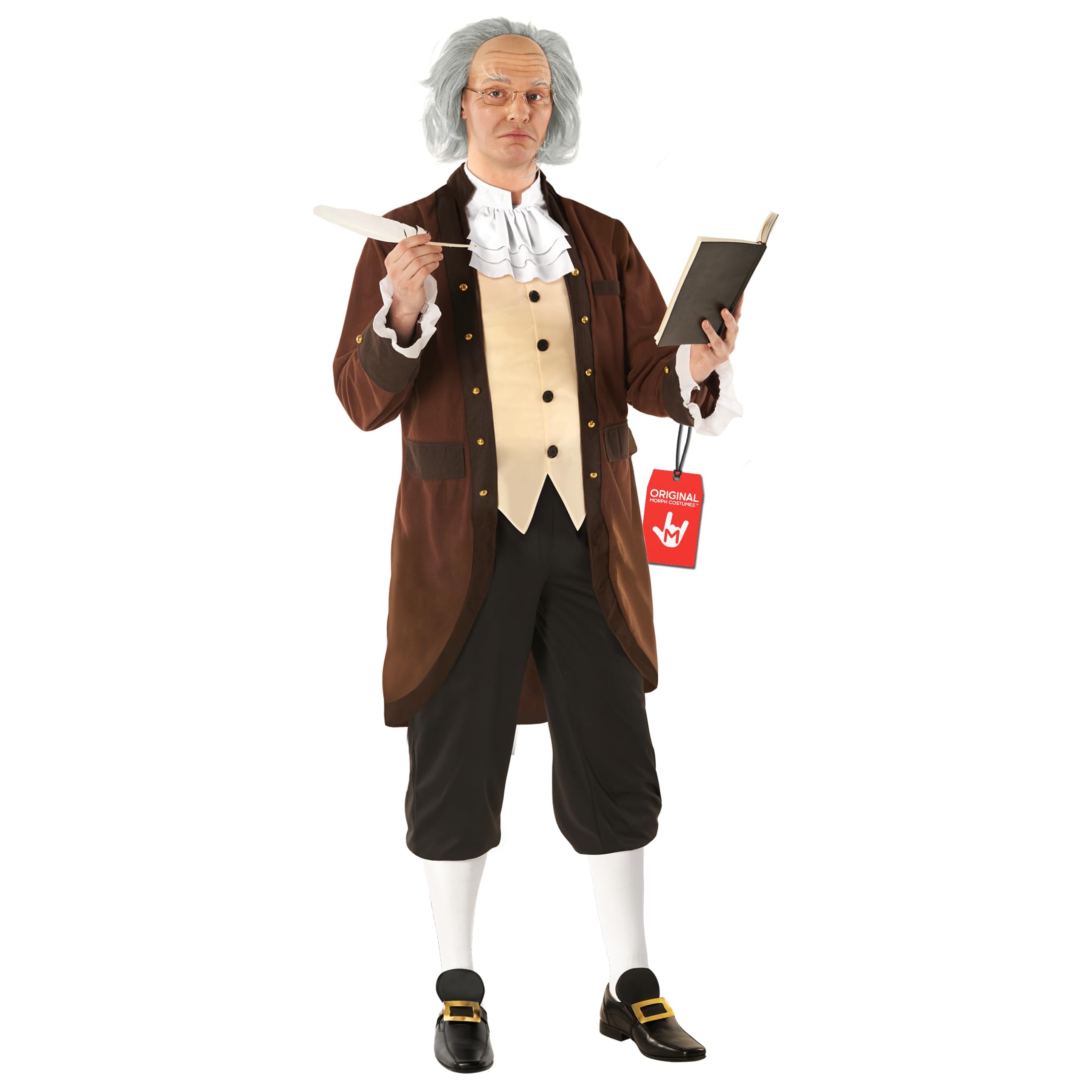 Morph Founding Father Ben Franklin Costume