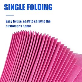 20 Pcs Massage Table Sheets, 31 X 78 Disposable Lash Bed Cover Waterproof Oil-Proof Spa Bed Cover for Tattoo Chair, Salon Table, Eyelash Bed (Pink)