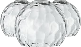 Pendant Light Shade Fixture Replacement Globe Shade With 1.65 Inch Fitter, 8 Inch Replacement Light Globes