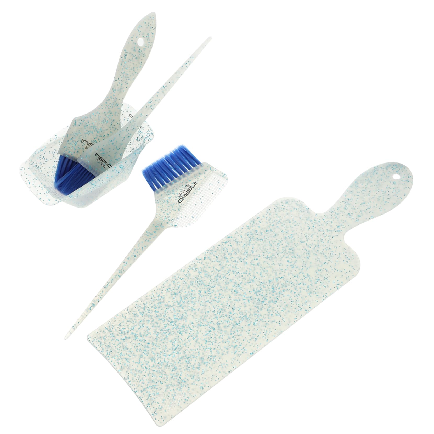 Healeved Diy Hair Coloring Kit 5pcs Hair Dye Bowl Brush Applicator for Salon Home