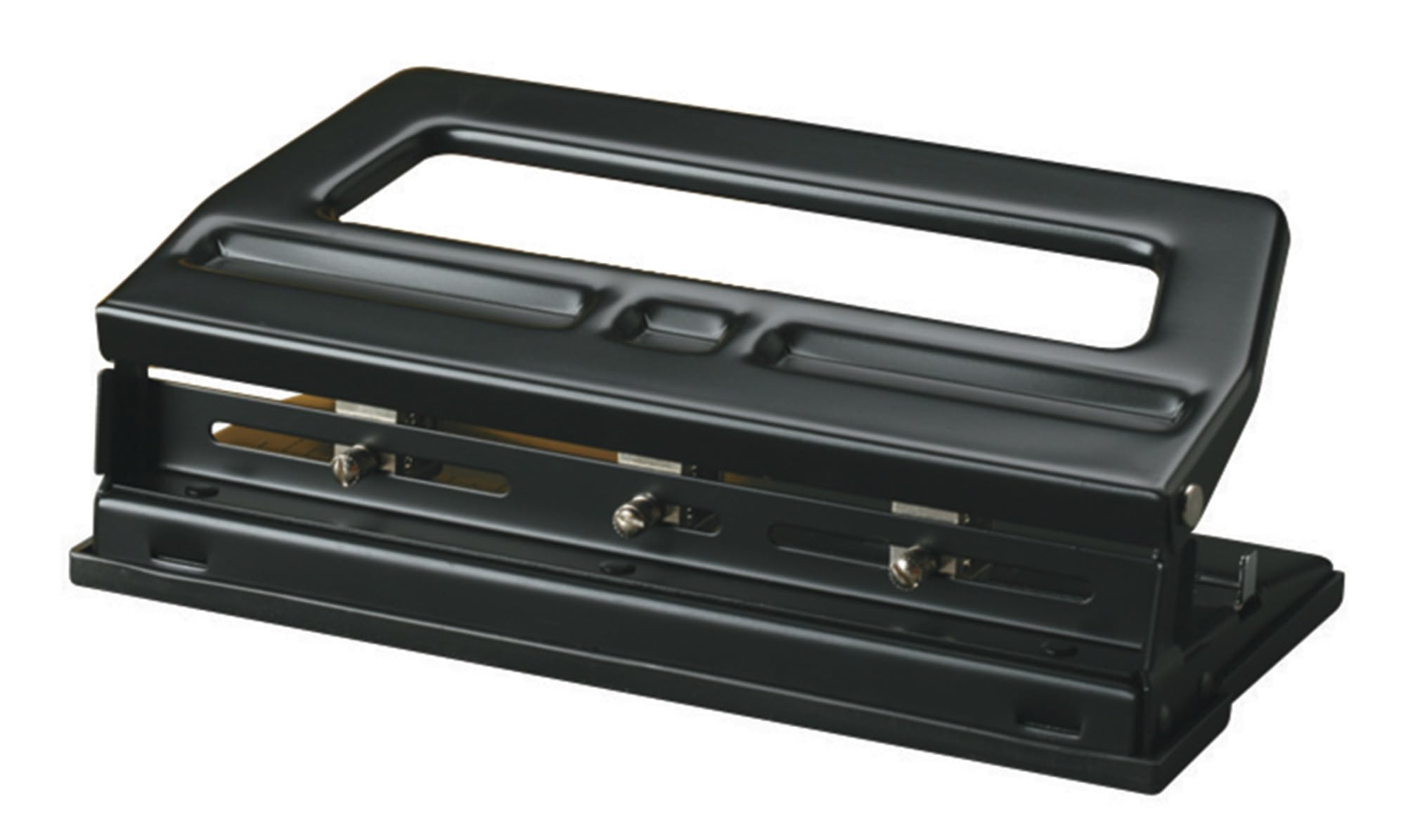 School Smart Perforatrice 3 ou 2 trous en acier noir - 038174