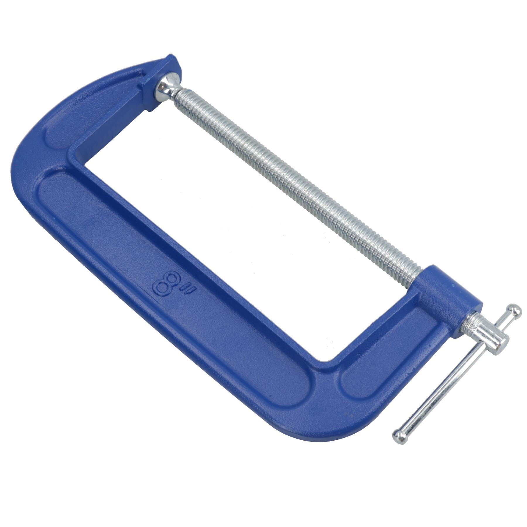 Morsetto A C In Acciaio Per Falegnameria - Serraggio Fino A 100mm, Profondità 185mm - Foto 4