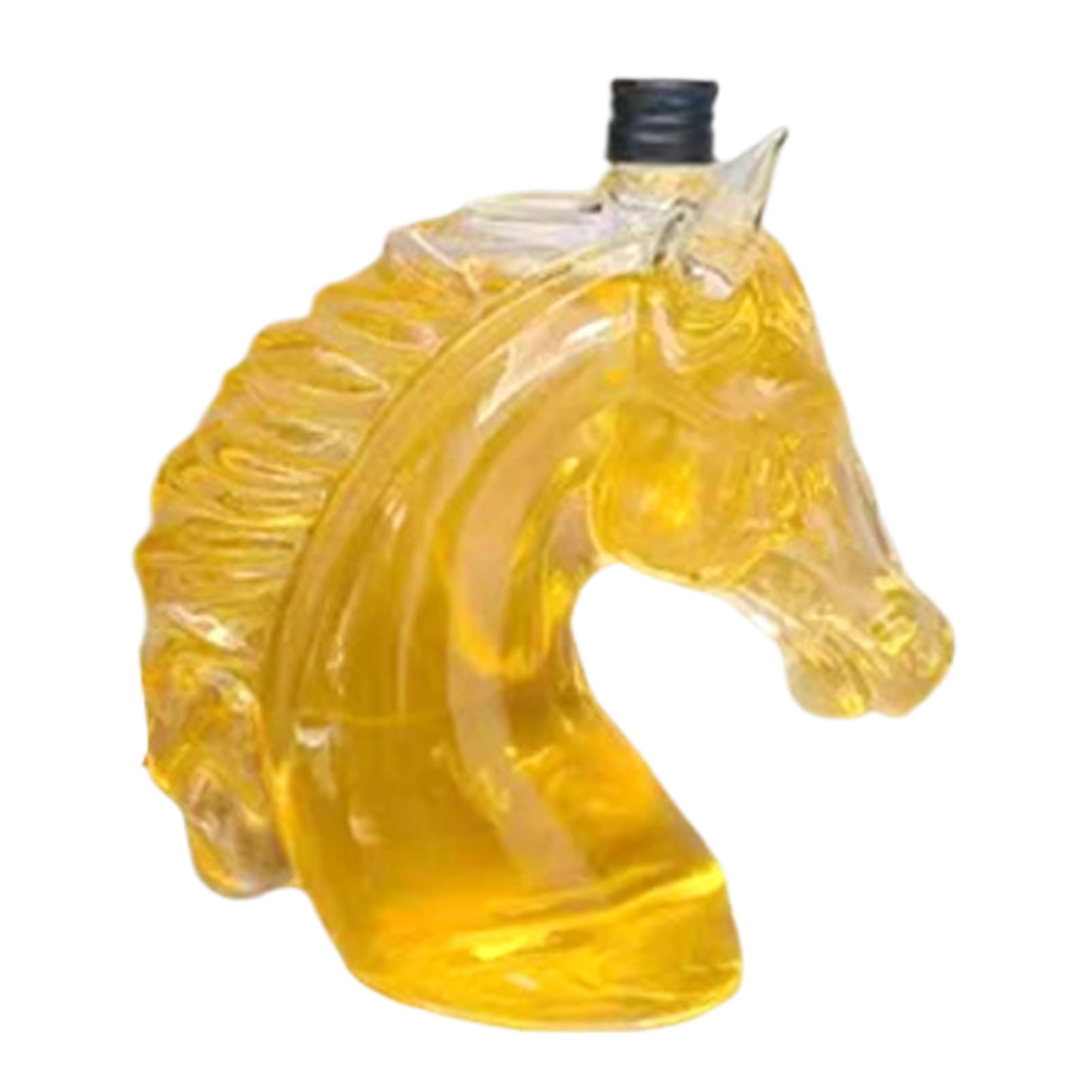 Carafe à vodka tête de cheval avec bouchon hermétique pour décantation vin
