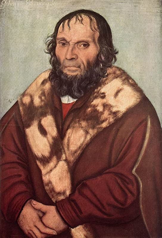 Affiche toile Portrait du Dr J. Scheyring reproduction d'art mural dimensions 60x90cm