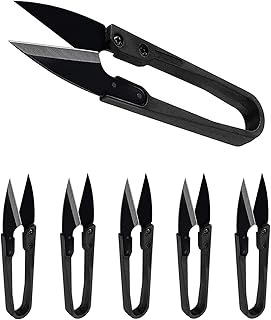 BEADNOVA Bonsai Scissors Pruning Scissors Bonsai Shears Leaves Trimmer for Plant Leaves Gardening Bonsai (6 Pcs)