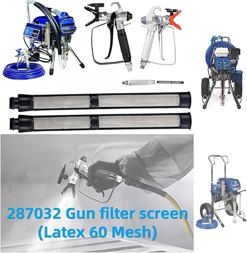 Miniatura 3 de 246385 246384 287032 Juego de filtros para Graco 390 395 490 495 495 595 3400 pulverizador 3 tipos de bomba de pulverización de filtro de paja Kit