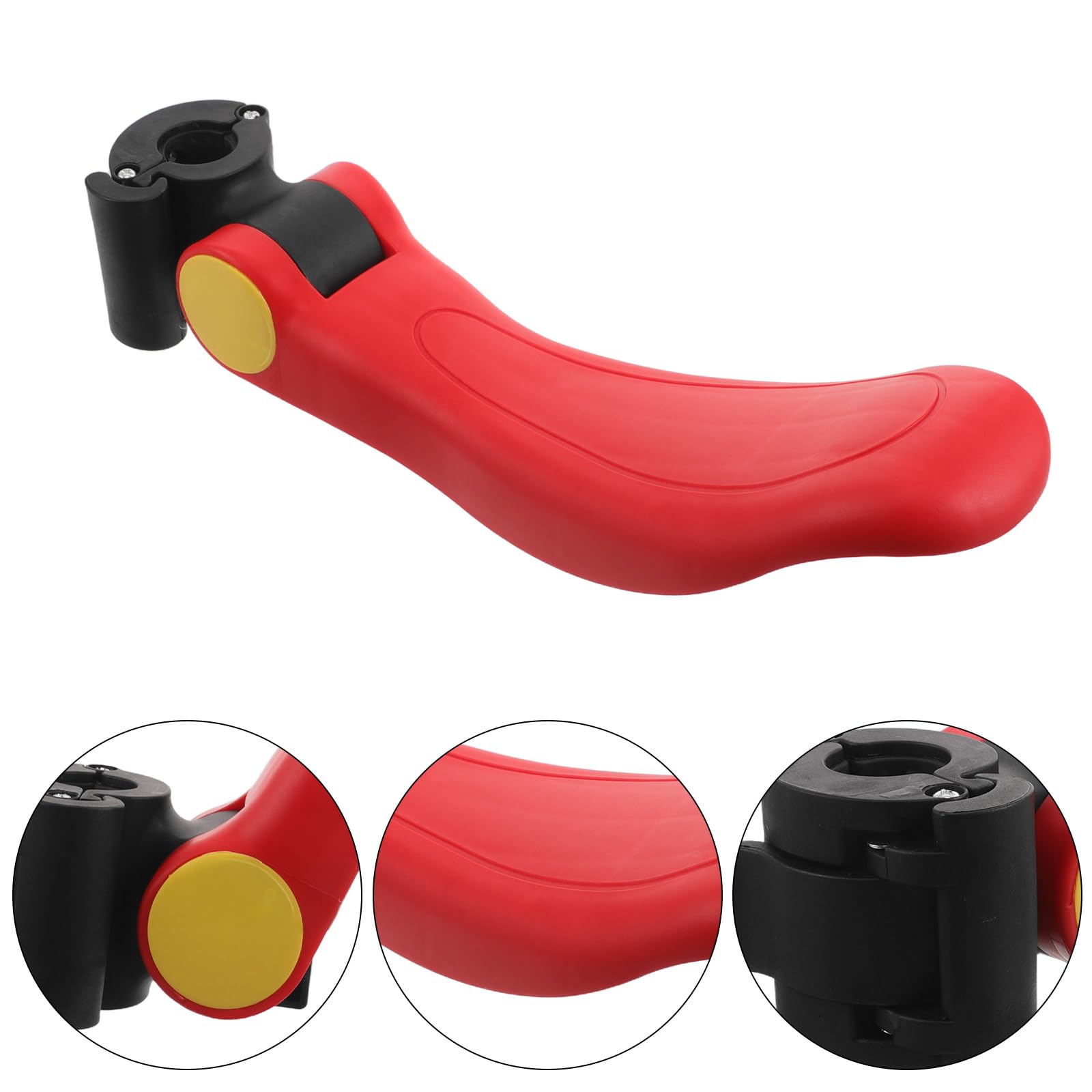 Sedile per Monopattino Pieghevole Regolabile in Plastica, Rosso