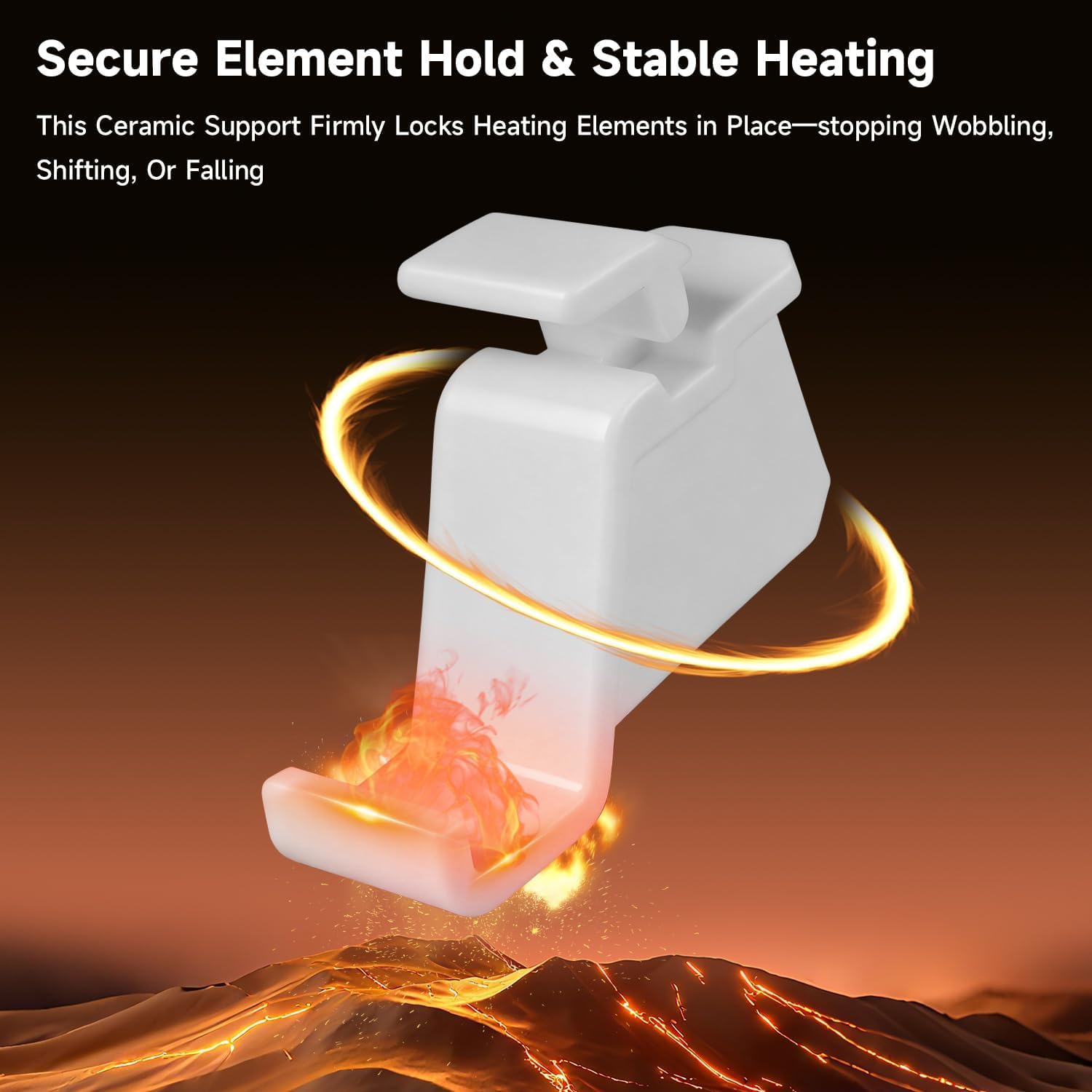 2 supporti per riscaldatore per forno a microonde e griglia compatibile con Jenn Air Kitchen Aid Whirlpool Forno a parete Forno a microonde Elemento Clip di ricambio #: W11724411 W10120232