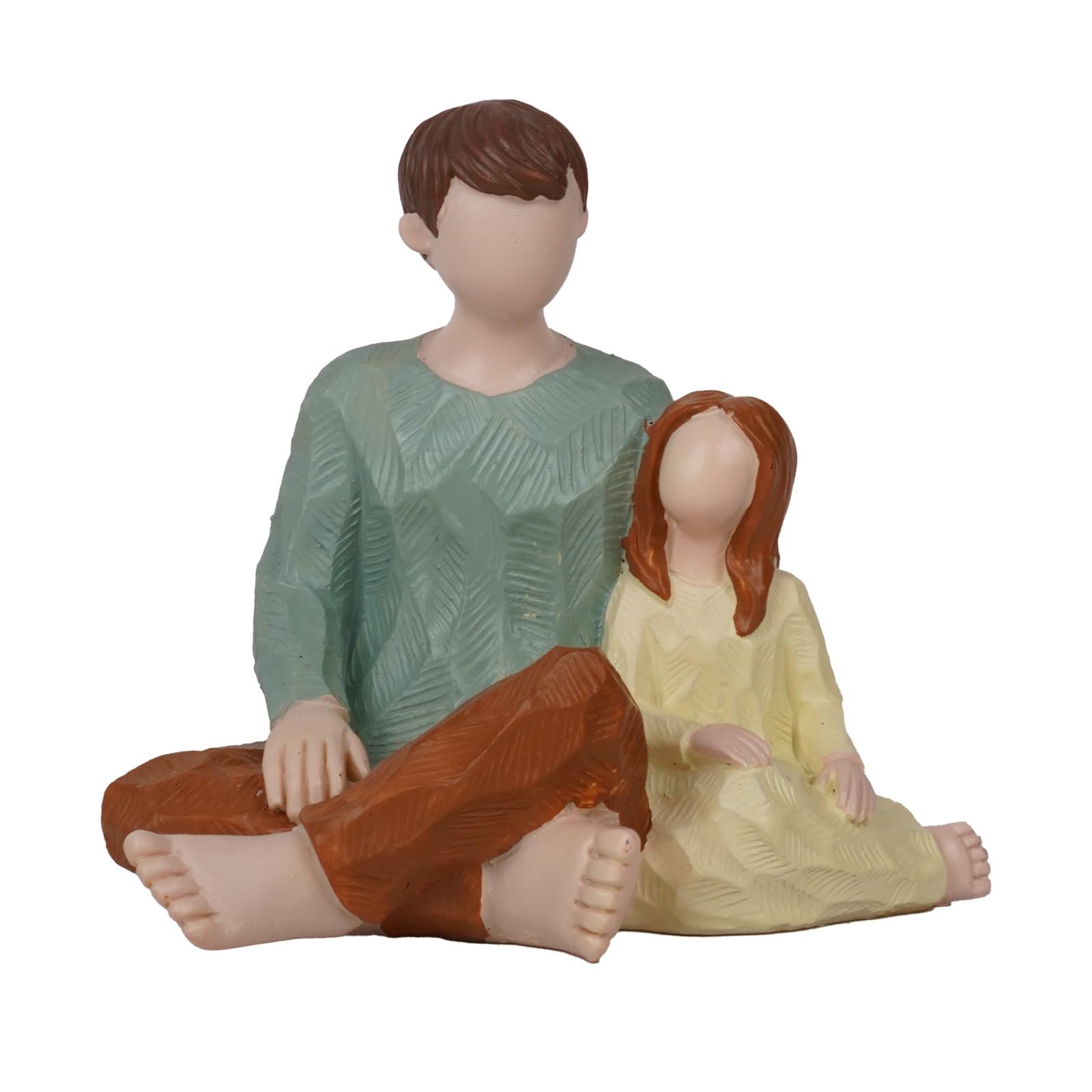 YUZDNM Loss of Dog Sympathy Gift, Couple with Dog Friendship Memorials Figurines, We are A Family Pet Memorials Statues for Pet Lovers - Golden Retriever Memorial Figurine Decoration
