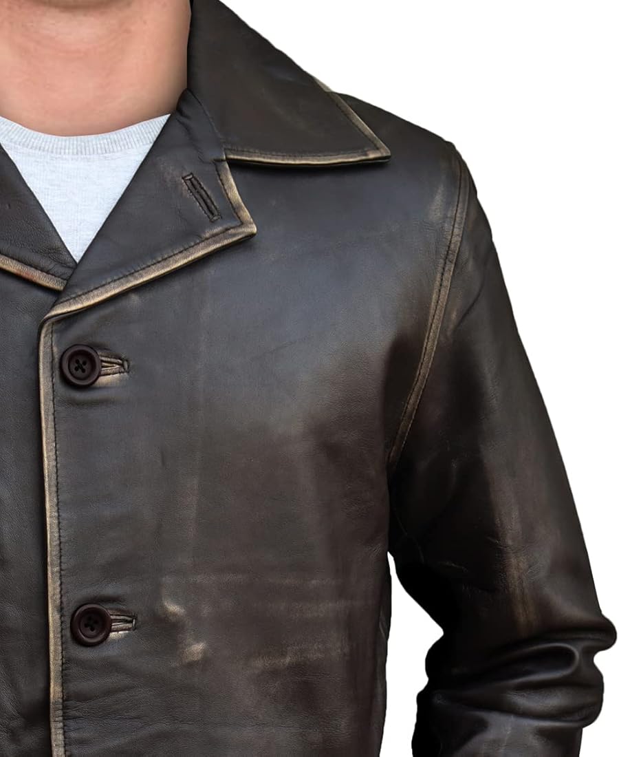 【最終値下げ】Supernatural Dean jacket Buy Dean Winchester Supernatural Distressed Brown Real Leather