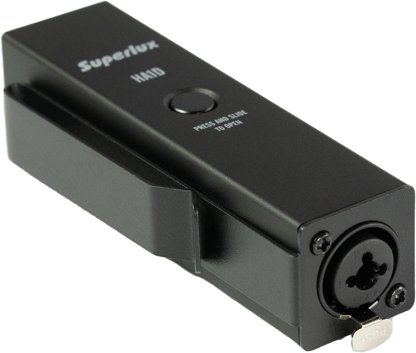 Superlux HA1D Wired in-Ear Monitor Amplifier, Personal Belt-Pack Headphone Amp for Church Worship, Stage, Live Band & Studio, XLR/1/4 Locking Combo Input, Stereo/Mono Switch, High Output