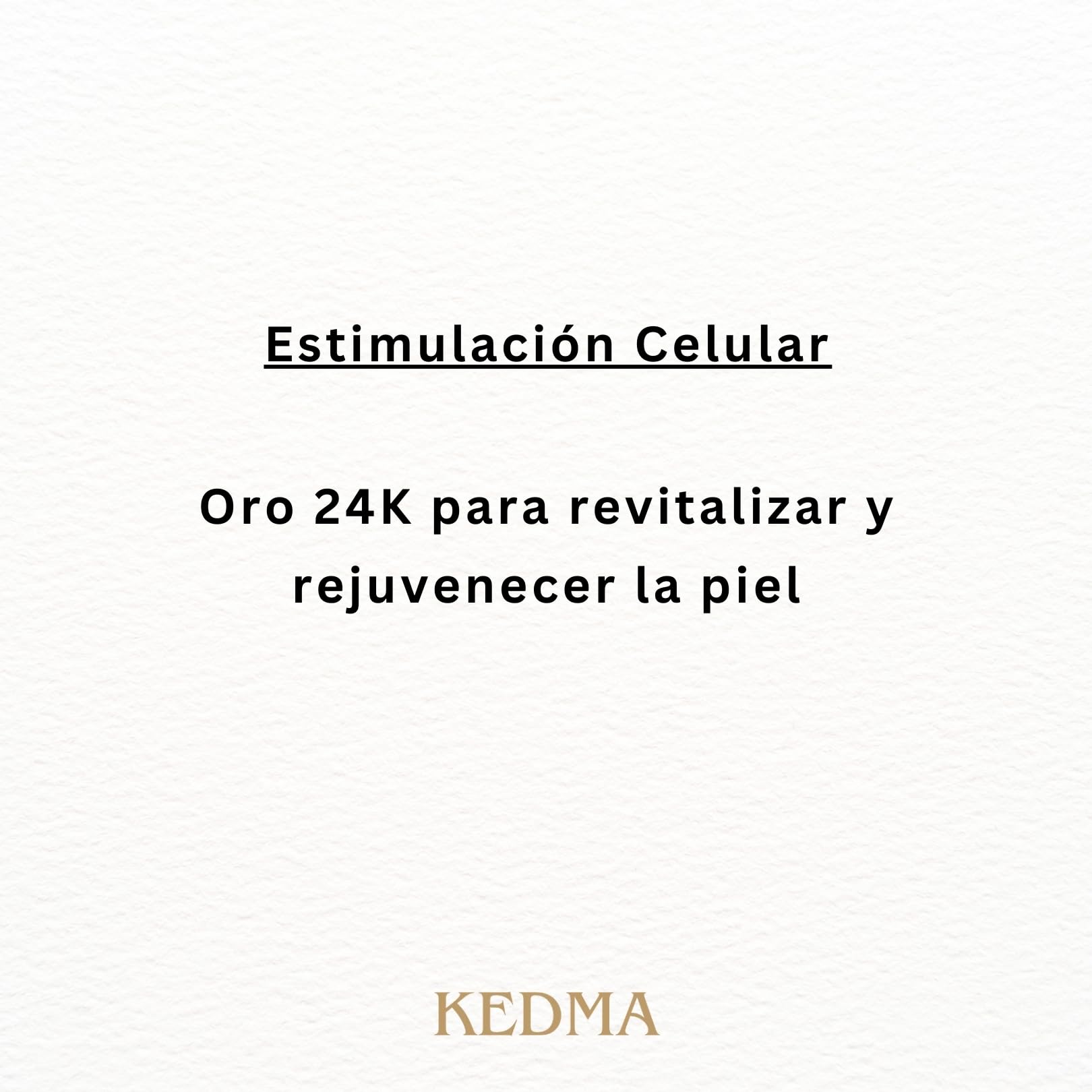 KEDMA - Crema Facial con Oro 24K y Minerales del Mar Muerto - 50g | La crema facial con oro 24K y minerales del Mar Muerto hidrata y ayuda a recuperar la luminosidad.