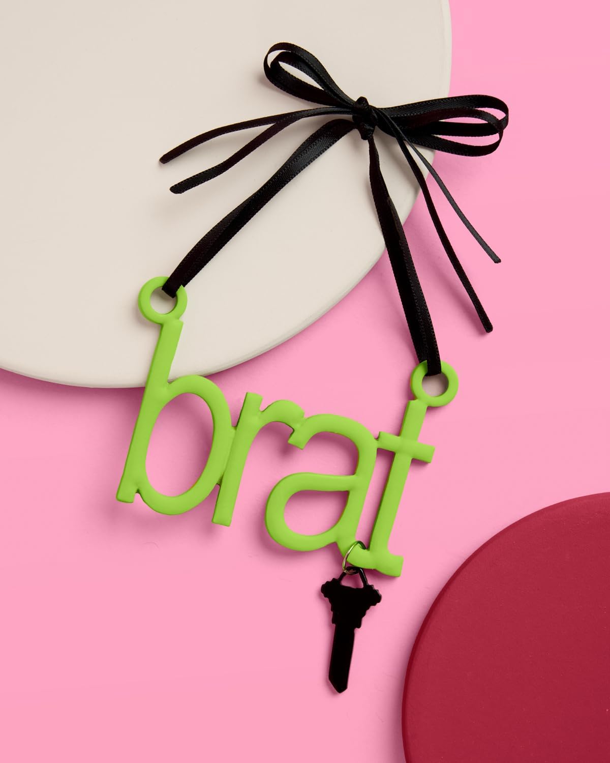 xo, Fetti Brat Ornament | Christmas Tree Decorations, It Girl Holiday Party, Cute Girly Gag White Elephant Gift, Stocking Stuffer