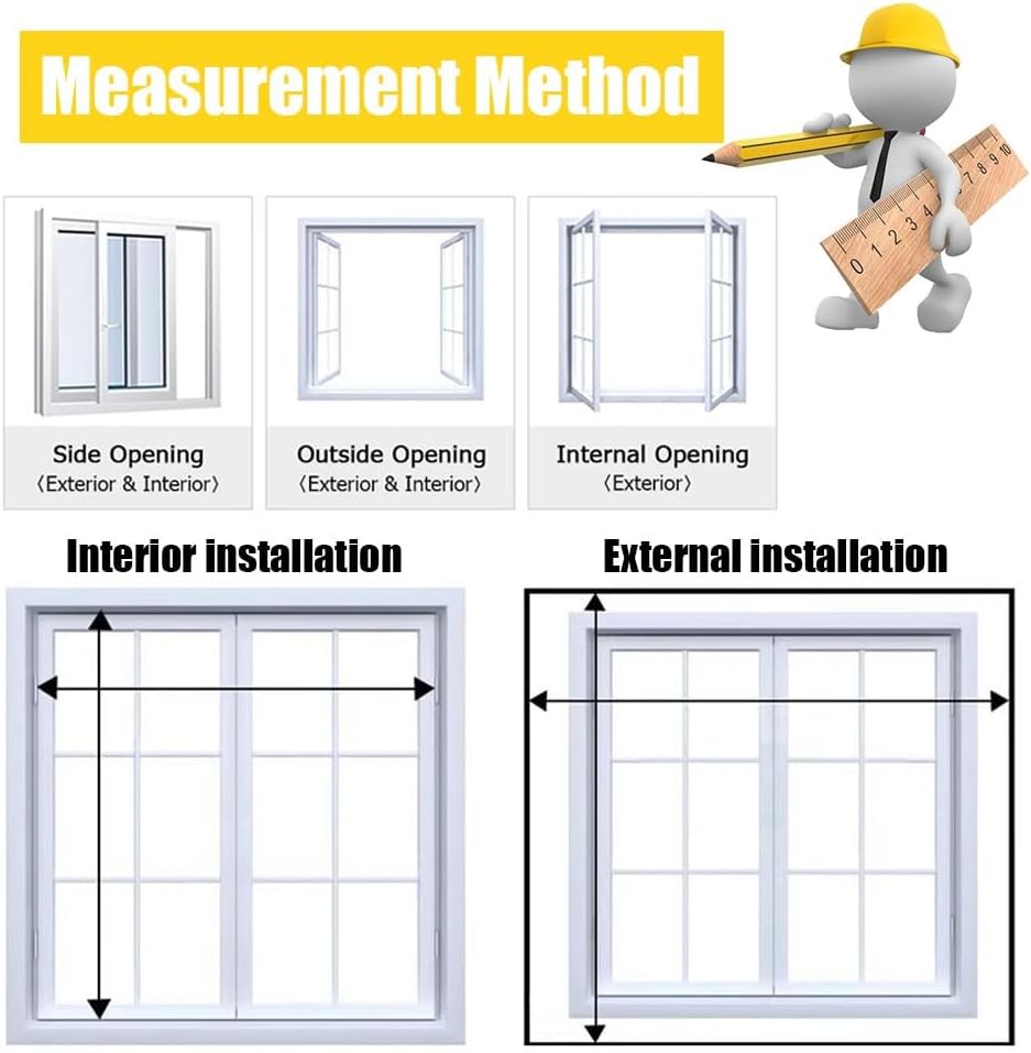 Generic Window Tint Roller Shades Wide 16 24 31 39 47 55 63 Inches Anti UV One Way See Through Curtain Blue Pull Down Mirrored Privacy Shade with Fittings Multiple Sizes(W16X63IN)