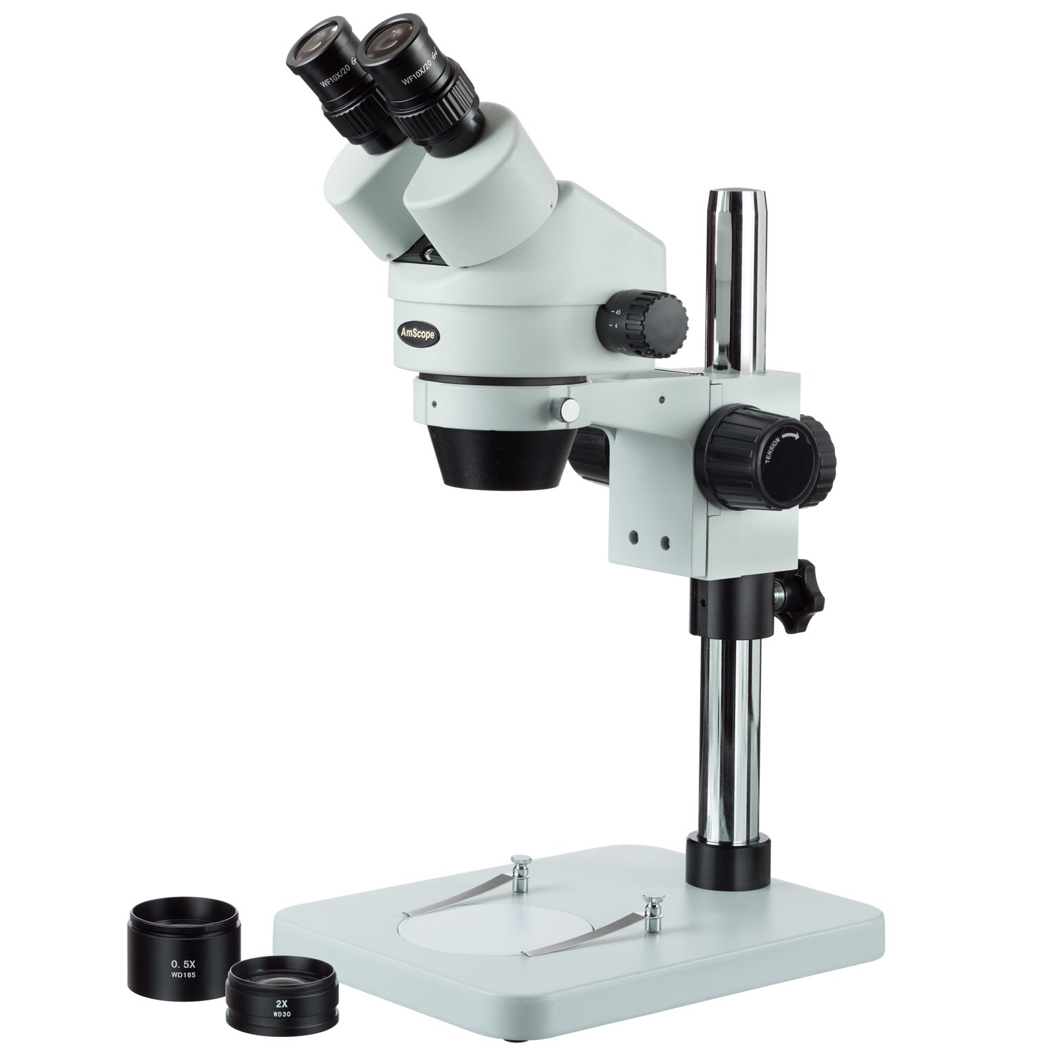 amscope sm-1bsz-v203 3,5 x-90 x Zoom Binokular Stereo Mikroskop mit Tisch Säule Ständer