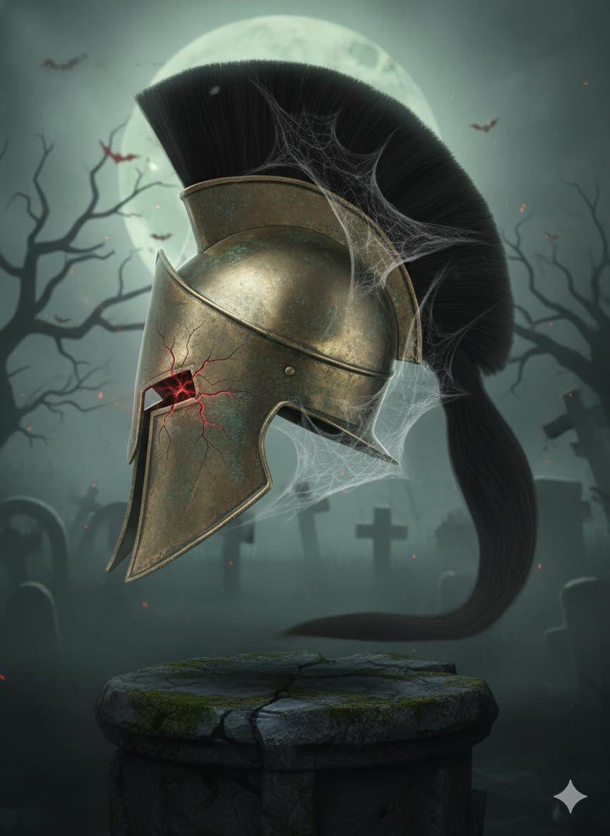 Nautical Replica Hub Armatura Medievale per Halloween, Re Leonida, Elmo Greco Spartano 300