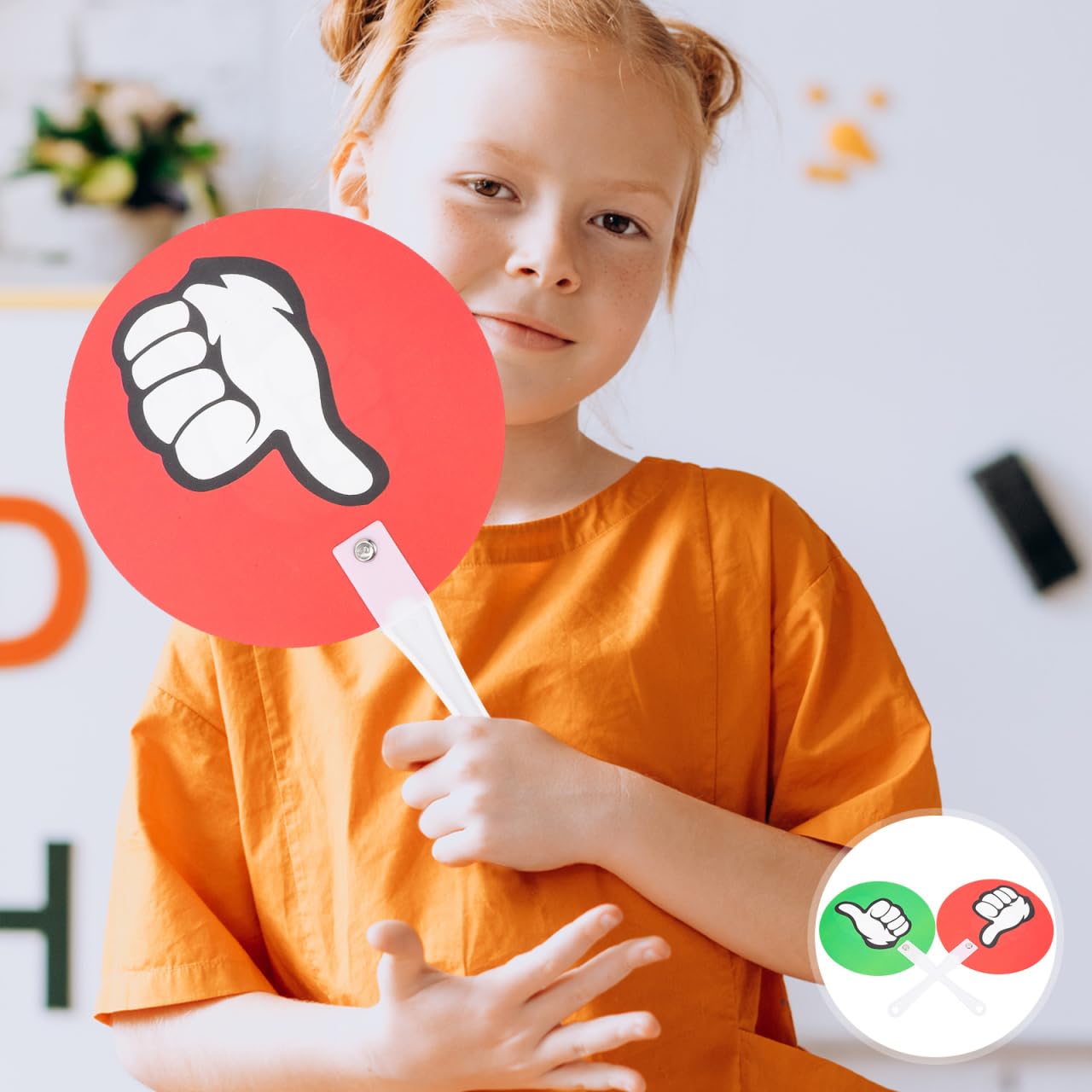 10 Piezas De Paletas De Votación Reutilizables Verde Y Rojo Tablero Votación Para Aula Herramientas Interactivas Para Profesores Y Eventos Educativos