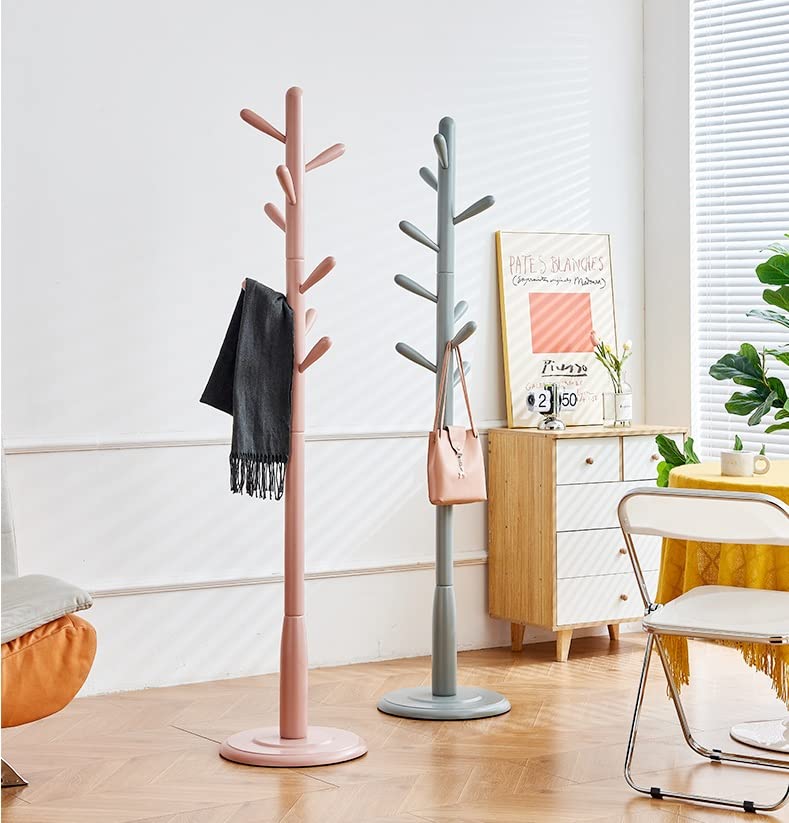 Amazon｜ポールハンガー洋服掛けハンガーポール 自立式木製コート