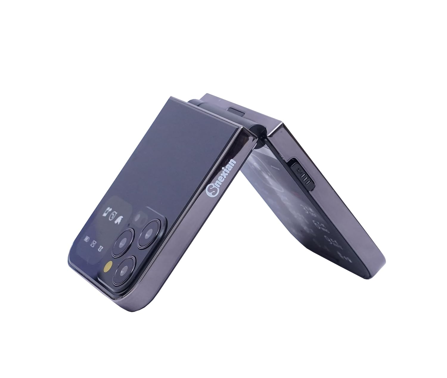 Snexian Rock Z Flip Phone Dual Sim |Keypad Mobile| with 2.4 inch Display |Flip/Fold| Call & SMS Indicator |Premium Back Panel|BT Dialer|Voice Changer |Long Lasting Battery|Camera|Feature Phone| Black Snexian Rock Z Flip Phone Dual Sim |Keypad Mobile| with 2.4 inch Display |Flip/Fold| Call & SMS Indicator |Premium Back Panel|BT Dialer|Voice Changer |Long Lasting Battery|Camera|Feature Phone| Black