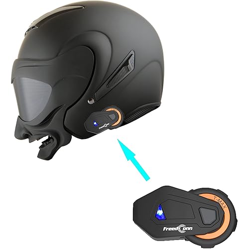 Martian Motorcycle Open Face Fiber Glass Dual Visor Helmet Scooter Classical Knight Bike Samurai HB_609 with One Extra Clear Shield