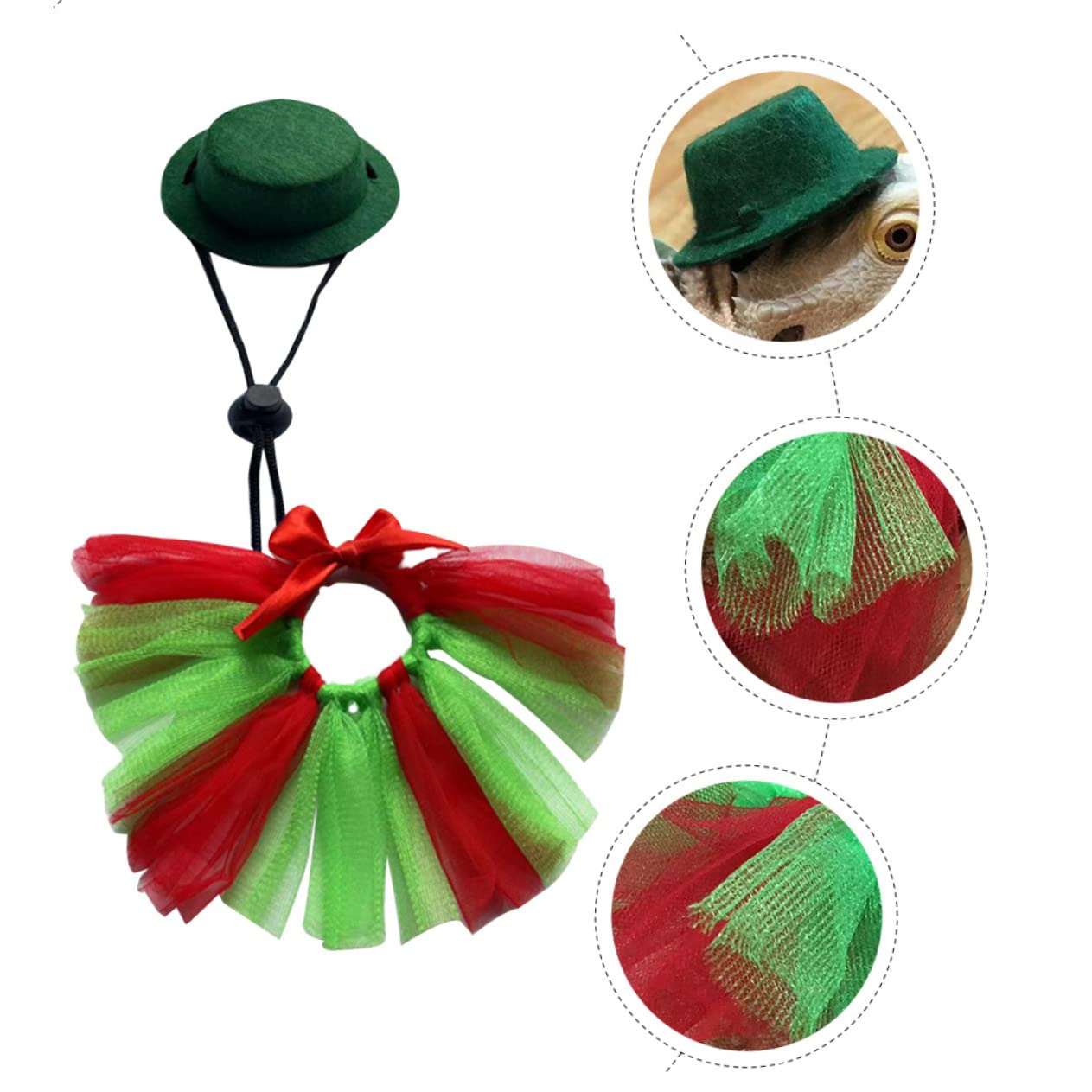 INOOMP 5sets Guinzaglio Regolabile Per Rettili Kit Traction Per Lucertole e Draghi Accessori Per Estive e Festive
