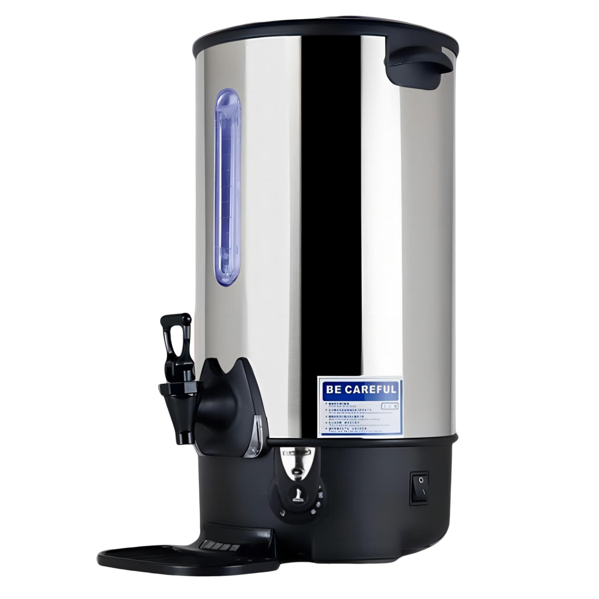 WYDDDARY Electric Hot Coffee Kettle Warmer Stainless Steel Hot Coffee Dispenser Hot Coffee Boiler And Warmer with Independent Filter Quick-Temp or Boil for Tea Coffee 1300W 9.7 Liter Capacity