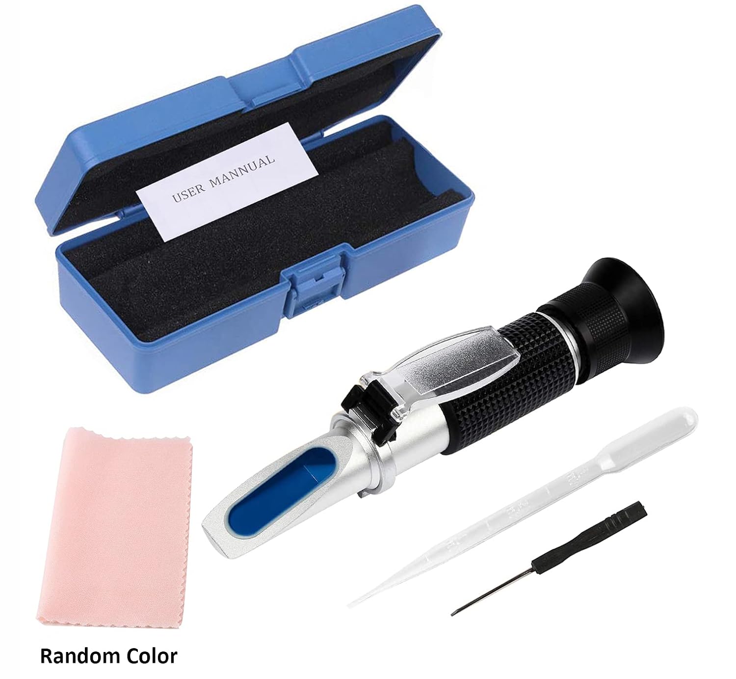 Dual Scale Beer Refractometer Specific Gravity 1.0001.120 and Brix 0