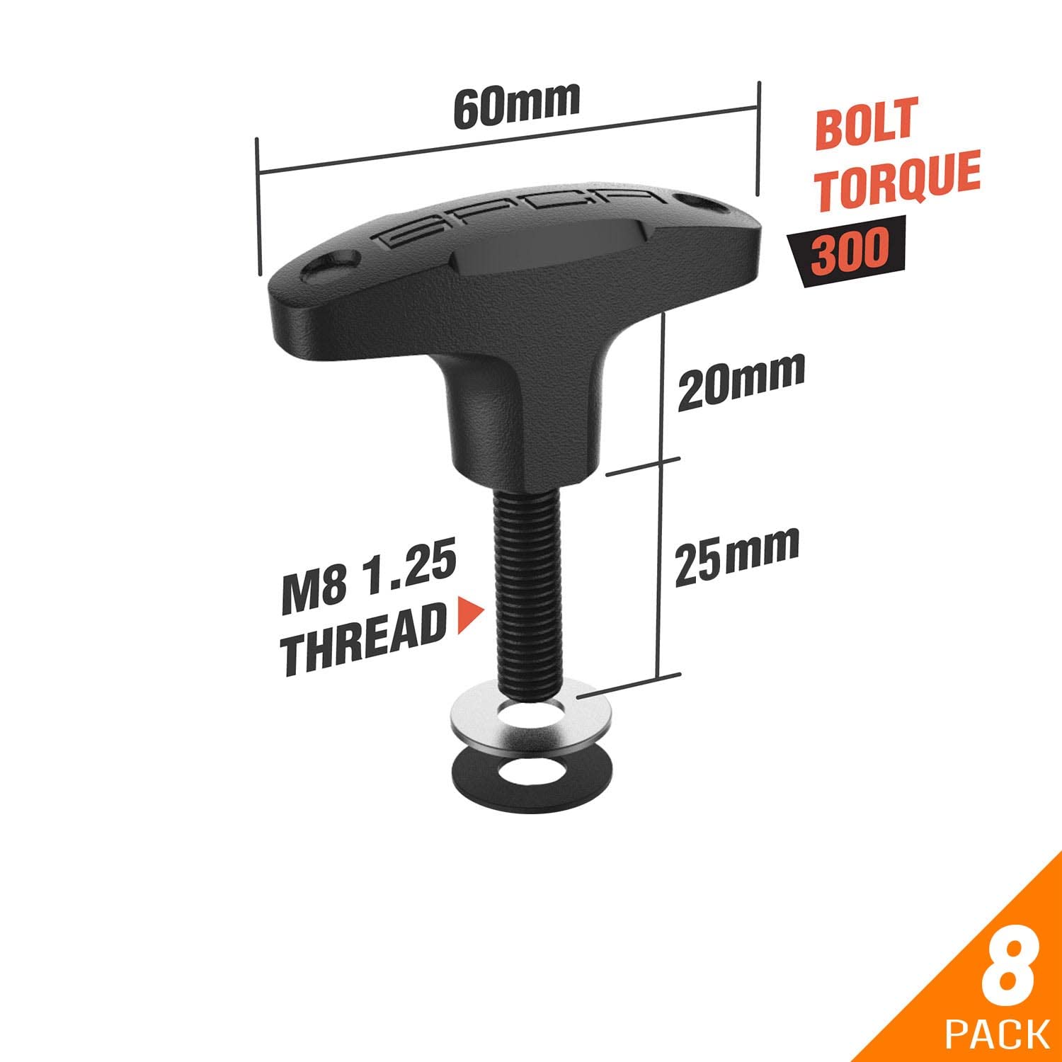 Buy GPCA TieDown Anchor/THandle M8 1.25 Thumbscrew Bolts Set for