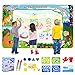 SPLAKS Doodle Tappeto Magico, Tappeto Magico Bambini 150 *100cm , Tappeto Gioco per Bambini 2 3 4 5 6 7 Anni, Bonus con 6 Penne Magiche, 8 Timbri e Set di Rulli