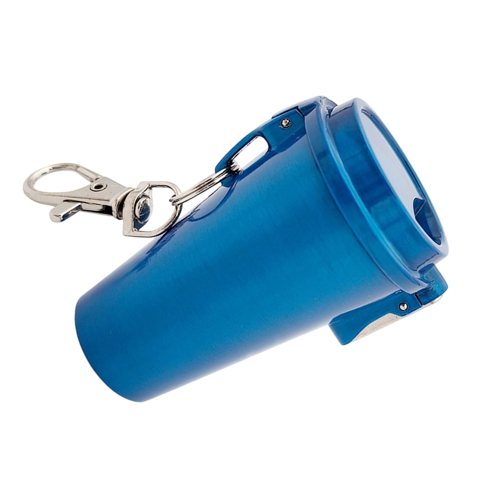 Sealed Pocket Ashtray with Keychain Metal for Camping Prevent Spills and Odor in Public Places Outdoor Ashtray
