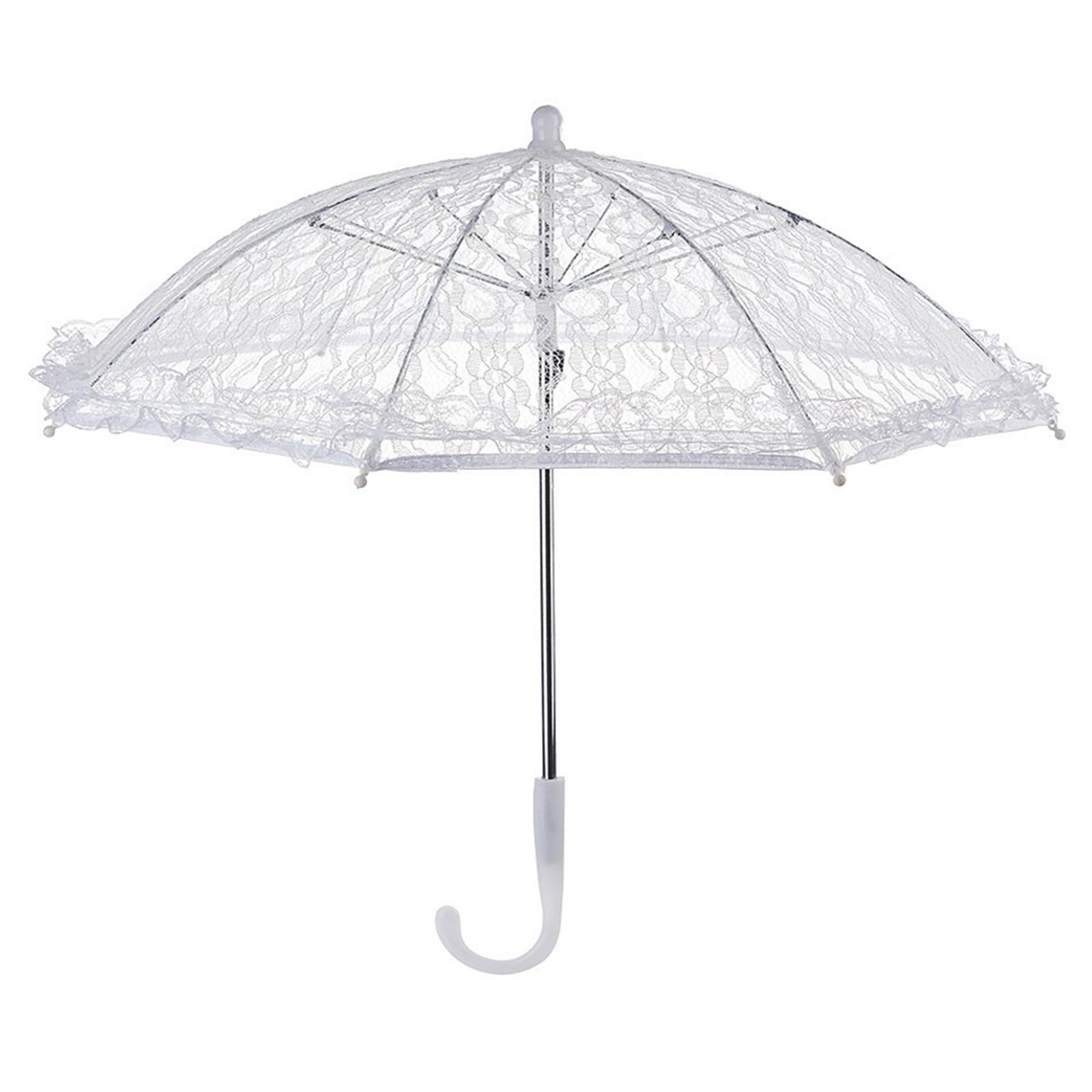 Taxinyx Elegant Lace Umbrella New Wedding Umbrella Delicate Lace Umbrella for Wedding Photography Props