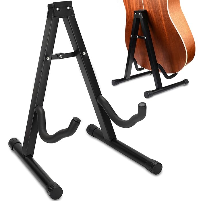 Buy Acoustic Guitar Stand, Universal Metal Electric Guitar Stand