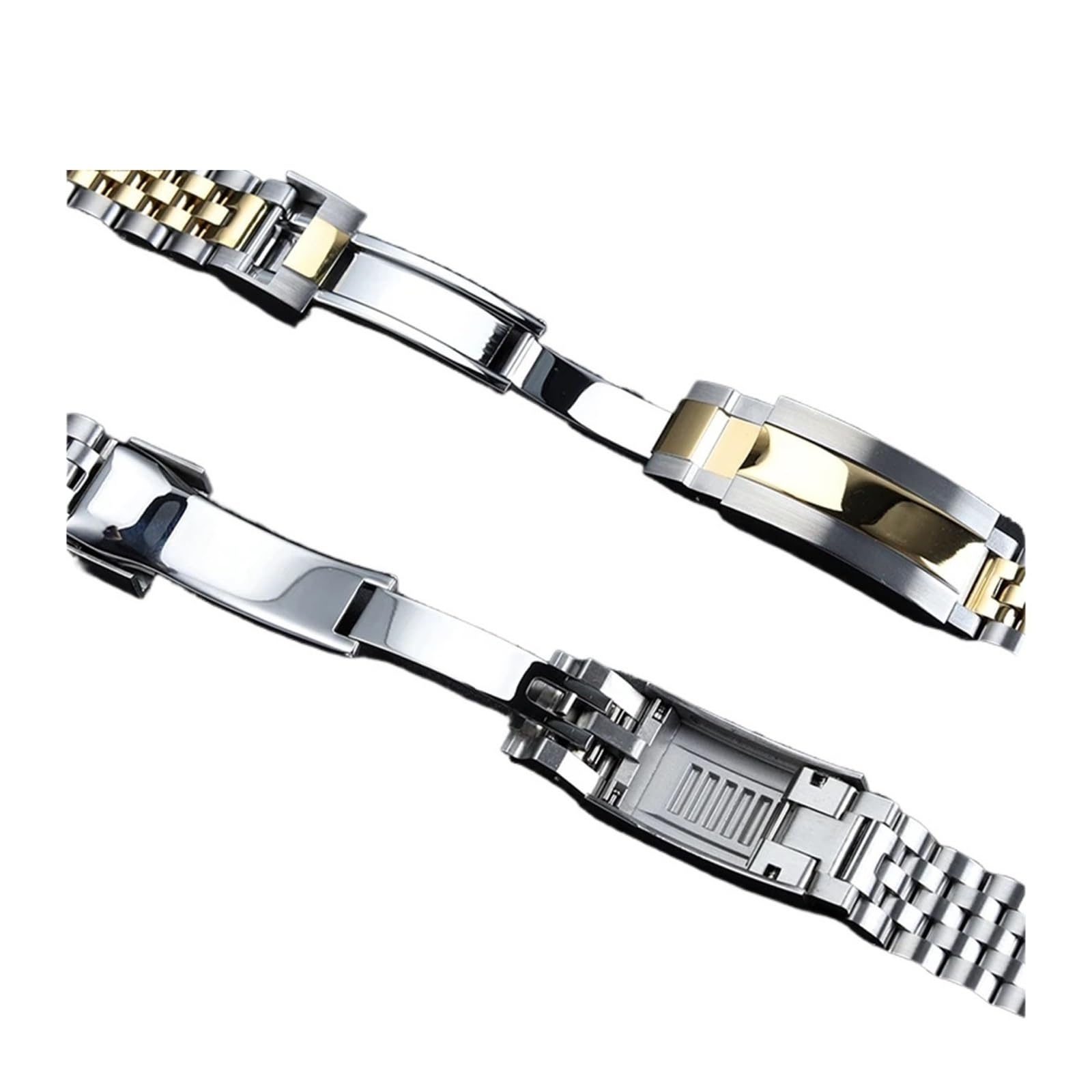 Cinturino in acciaio di precisione compatibile con TUDOR Biwan Series M7941A1A0RU/M79733N in a cinque perle bocca curva da uomo, 21 mm 22