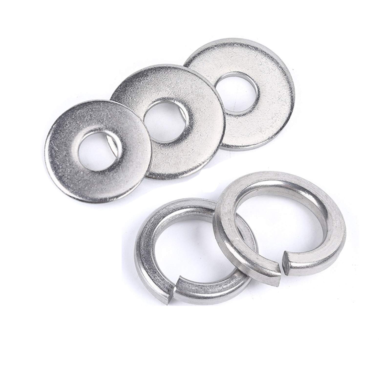 2–50 Stück Unterlegscheiben, Edelstahl-Unterlegscheiben, allgemeine Unterlegscheiben, Metall-Unterlegscheiben M2,5 M3 M4 M5 M6 M8 M10 M12 M14 M16 M18 M20 M22 M27 for allgemeine Reparaturen ( Color : 1