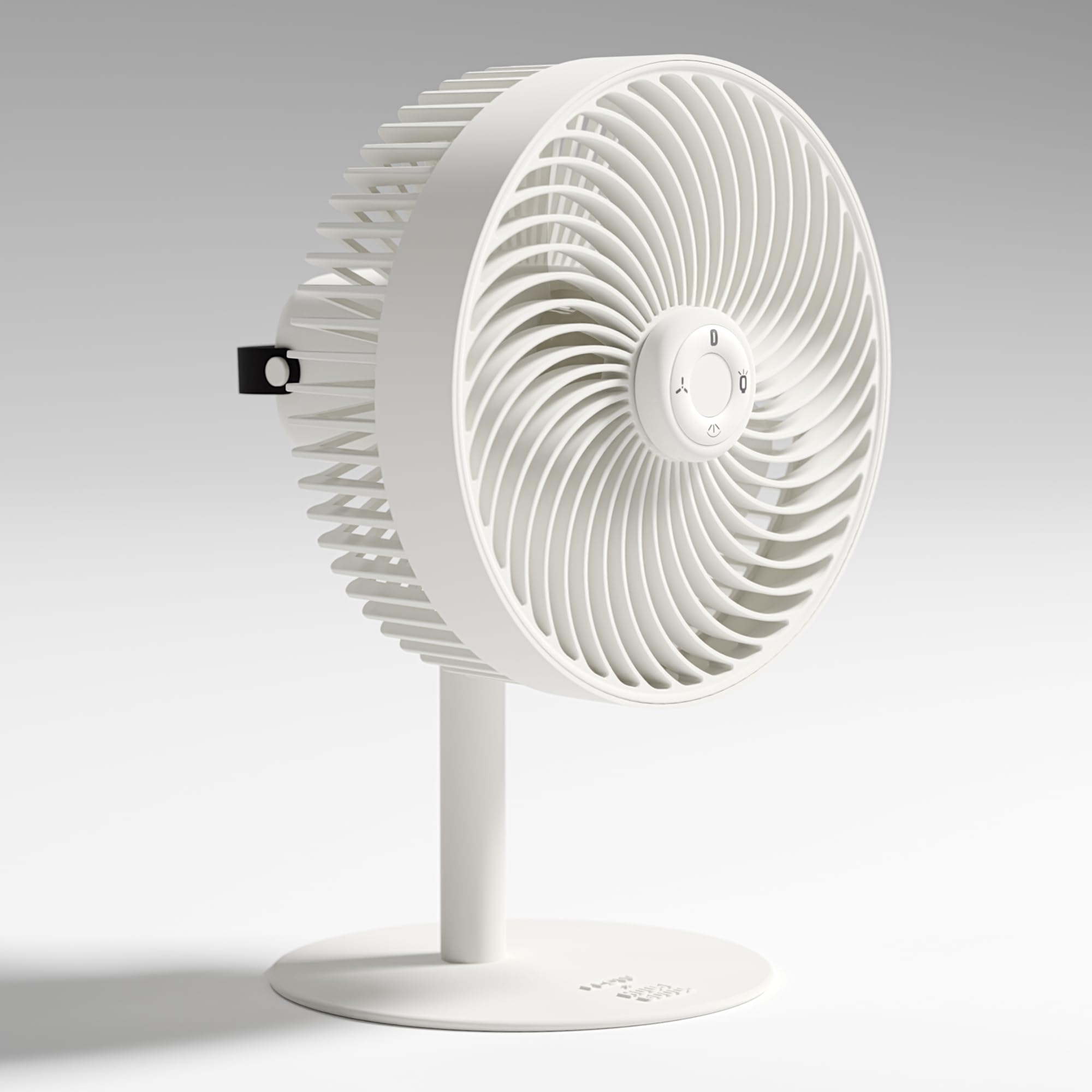 HOUSE GOODS FLOW Rechargeable High-Speed Cordless Table Fan with LED Light & Remote Control for Home, Office, BLDC Motor, 6000mAh Battery, 17+ Hrs, 150° Oscillation, 4 Modes, Vanilla, Made in India-image-34