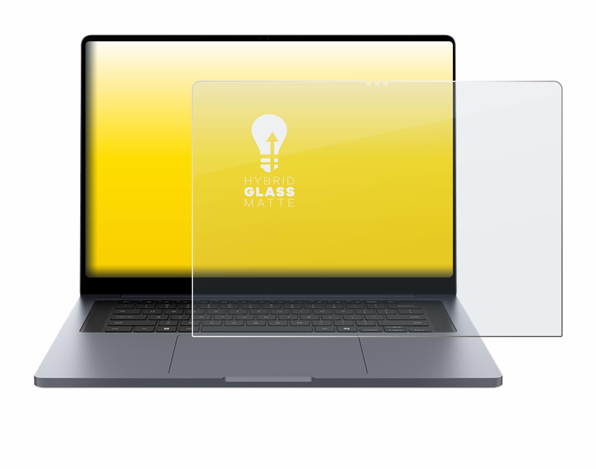 upscreen Pellicola Vetro per Samsung Galaxy Book6 Ultra 16" | , Opaca Protezione Schermo Made in Germany, Anti-Riflesso 9H Durezza Hybrid Glass Antigraffio