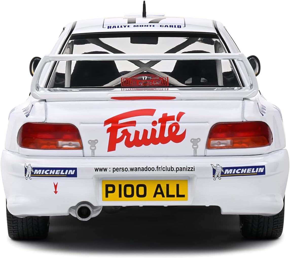 Solido 1:18 Scale Diecast Subaru Impreza S5 WRC99 22B Blue #17 Panizzi/Panizzi Rallye Monte Carlo 1999 Model S1807407