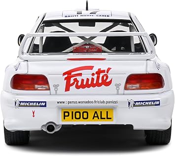Solido 1:18 Scale Diecast Subaru Impreza S5 WRC99 22B Blue #17 Panizzi/Panizzi Rallye Monte Carlo 1999 Model S1807407