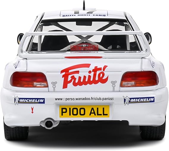 Solido 1:18 Scale Diecast Subaru Impreza S5 WRC99 22B Blue #17 Panizzi/Panizzi Rallye Monte Carlo 1999 Model S1807407