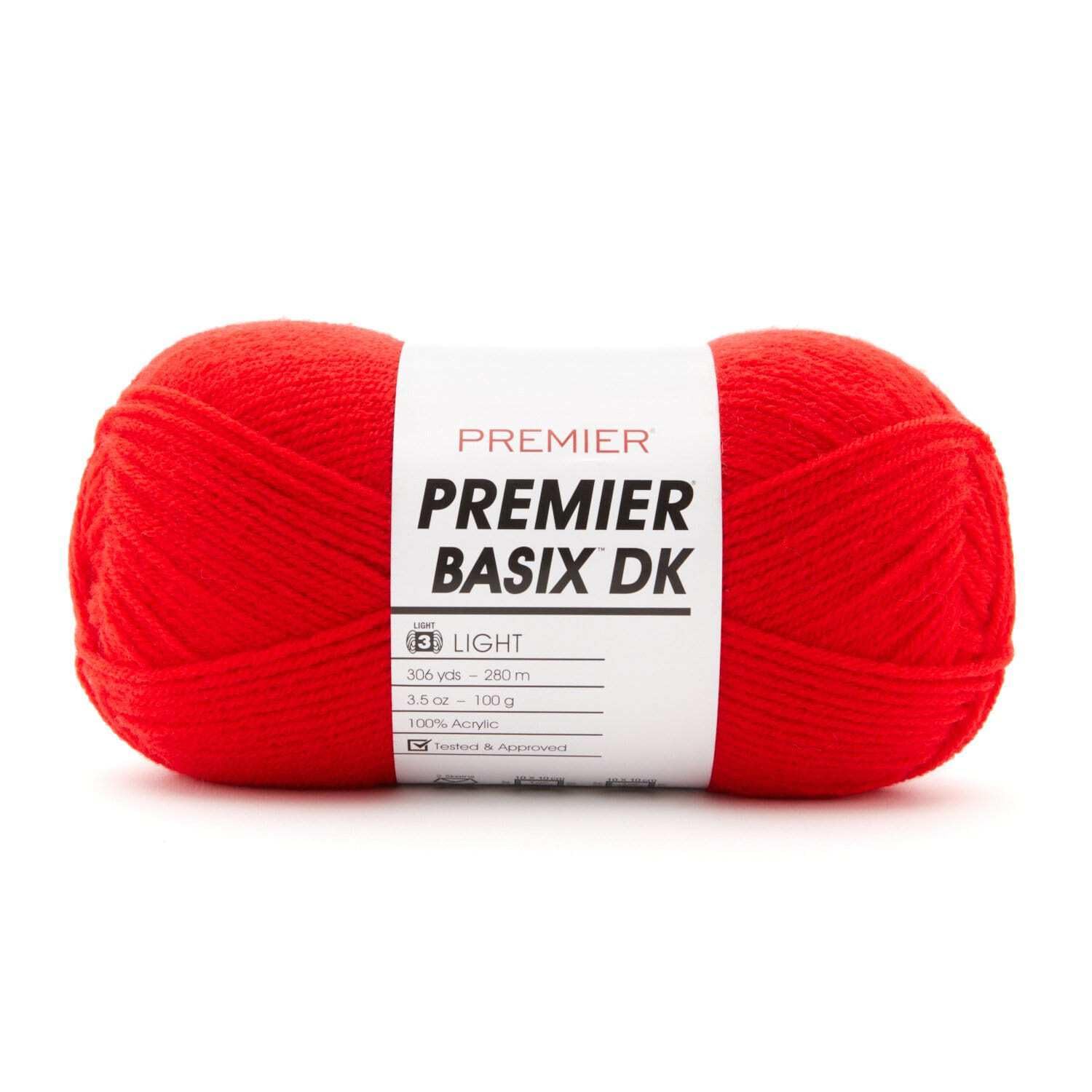 Premier Yarns Red Basix Dk Yarn