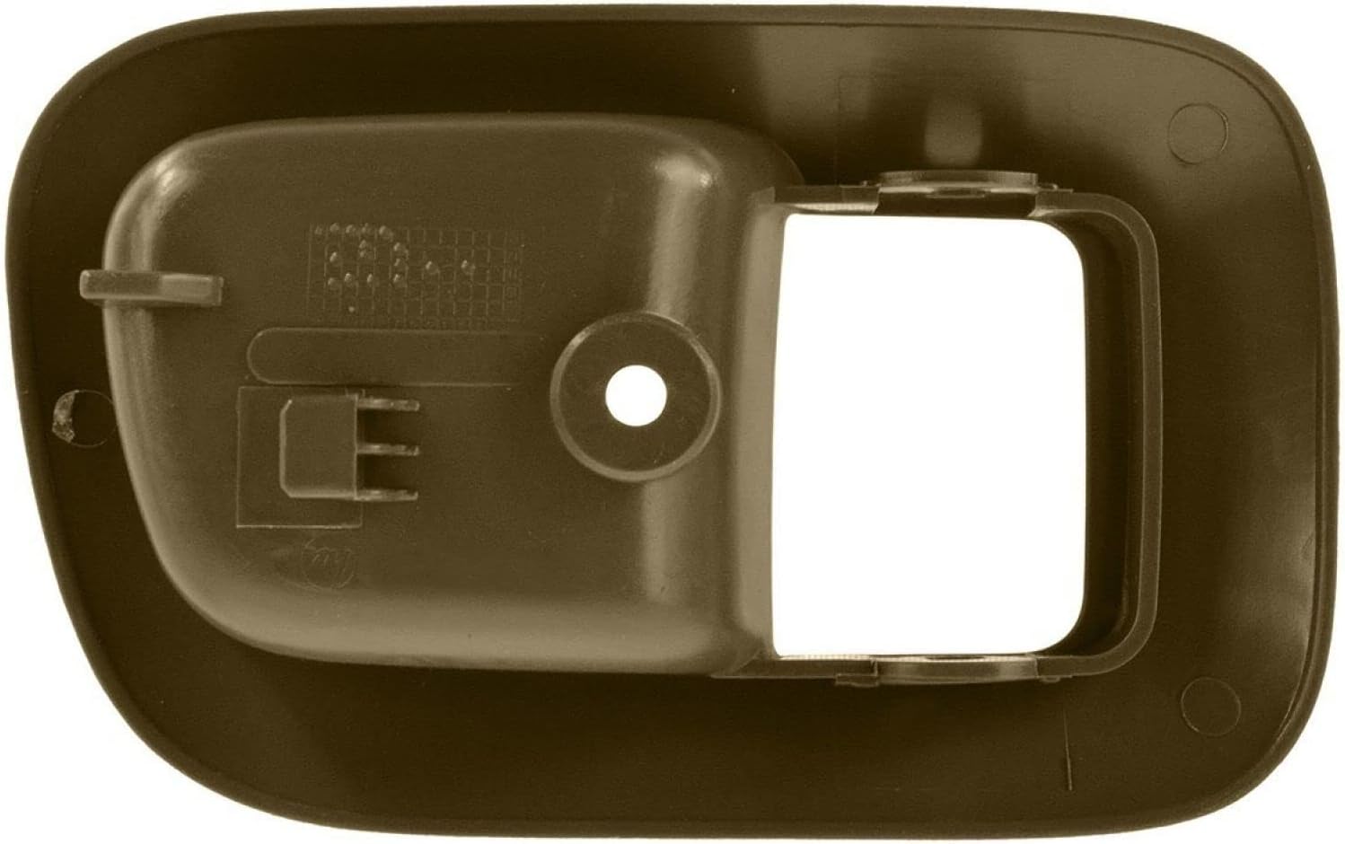TRQ Front Interior Door Handle Bezel Set Oak Brown Compatible with 1998-2003 Toyota Sienna