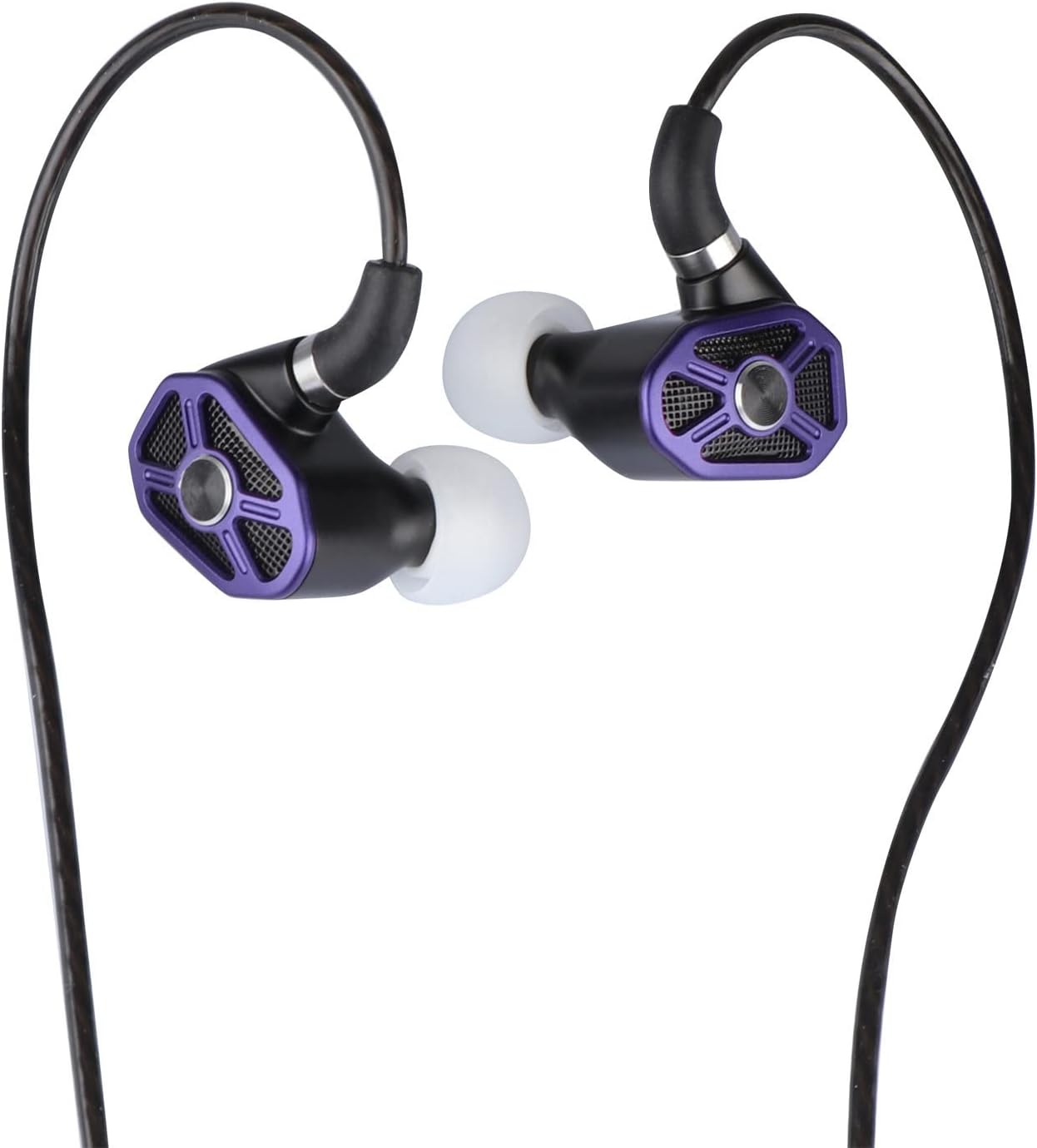 Linsoul Raptgo Bridge 2BA+2DD+PZT Tribrid in-Ear Monitor, HiFi IEM with Tuning Switch, Interchangeable Metal Filters, 4 Way Crossover for Musician Audiophile DJ Studio (Blue, Bridge)