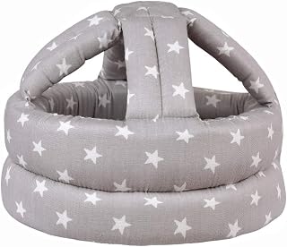 TORASO Baby Helmet, Baby Infant Head Helmet for Crawling, Head Cushion Bumper Bonnet, Soft Headguard for Toddler Learning to Walk, for Age 6-36 Months(A)