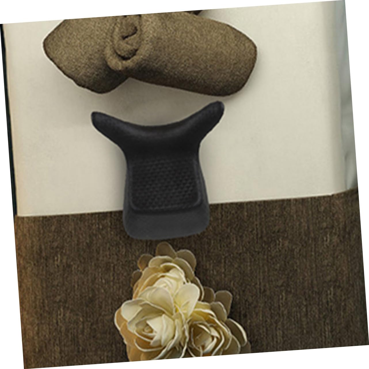 Beaupretty Coussin Repose-Nuque en PVC Réutilisable pour Shampoing 2pcs Antidérapant Confortable pour Salon de Coiffure et Usage à Domicile