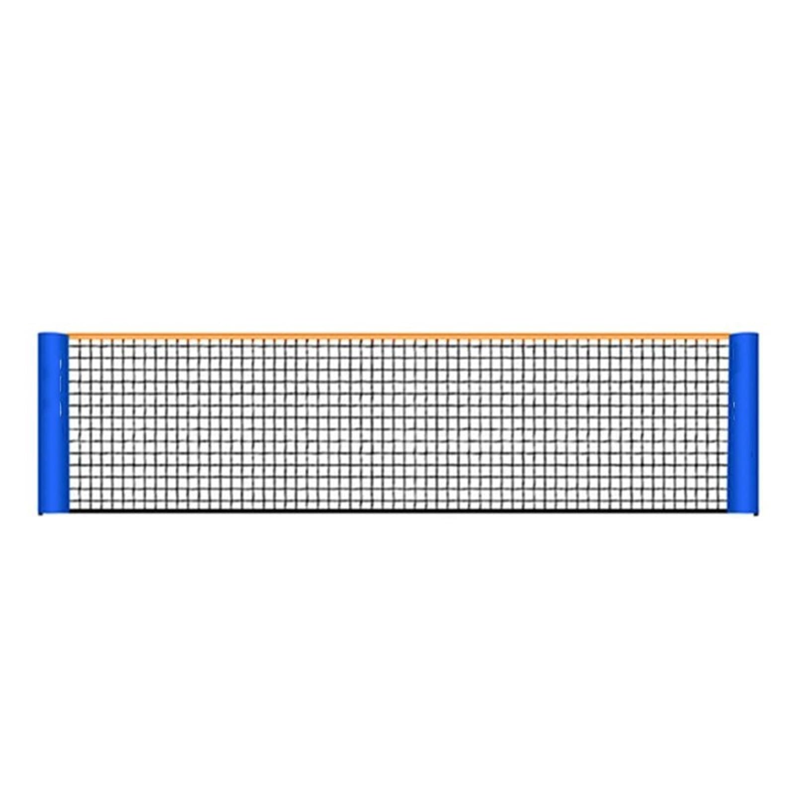Rete da Badminton Portatile, Rete da Allenamento Standard Blu 3,1 m-6,1 m(6.1m)