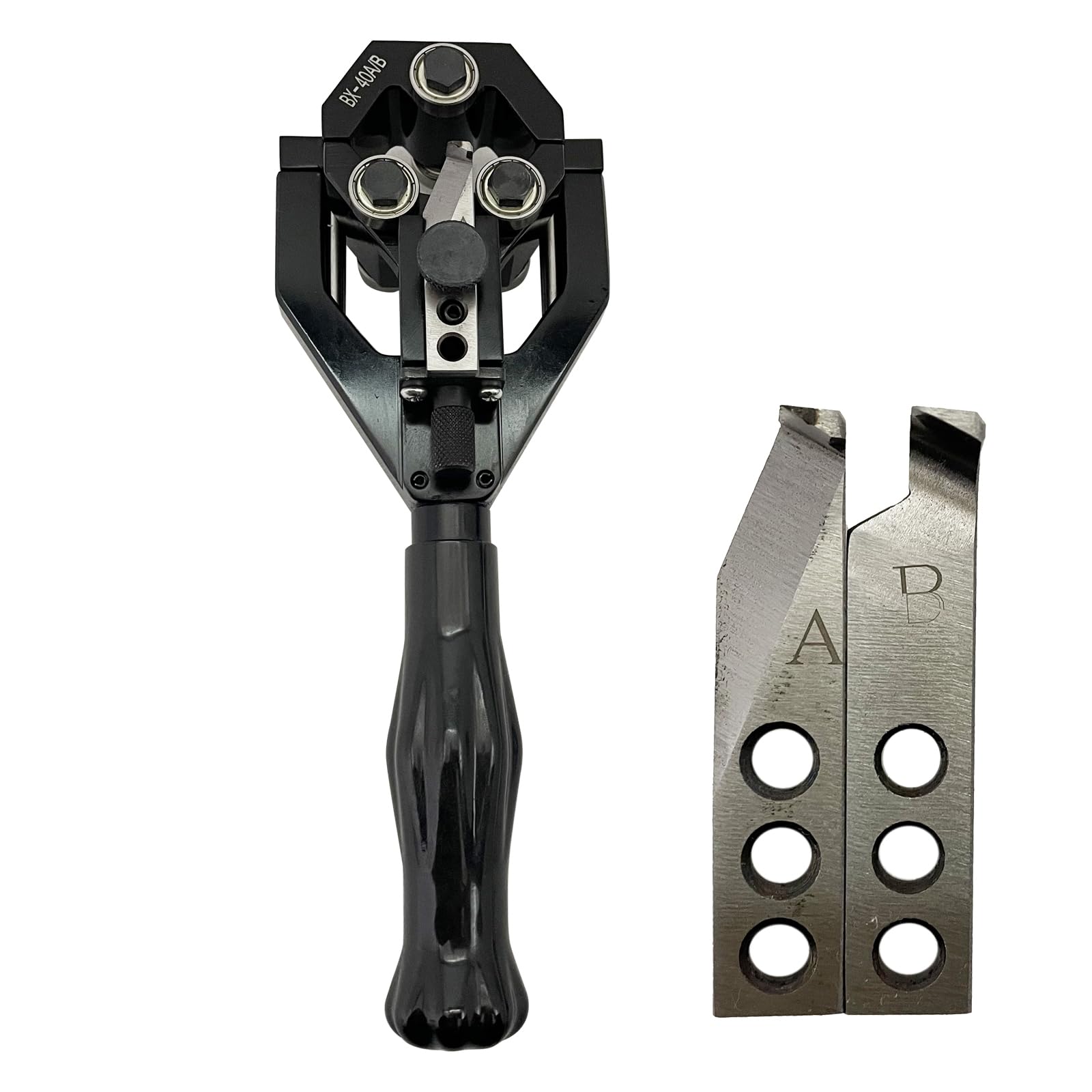 INTBUYING Manual Wire Strippers BX-40 A and B Multi-function Cable Stripper Stripping Diameter 20-40mm Stripping Tools For Strip Cable Main Insulation Layer and Semiconductor Layer