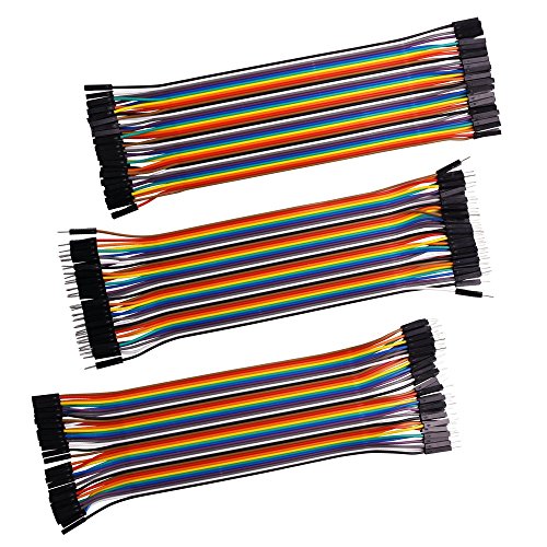 Jtdeal 120PCS fili cavo a nastro multicolore