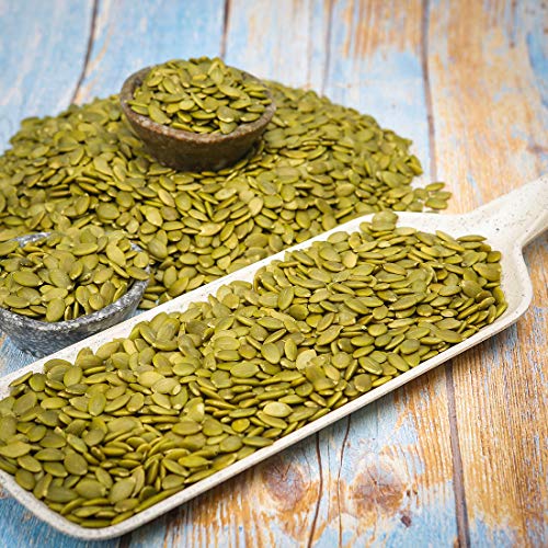 Image of NUTMART PREMIUM PUMPKIN SEEDS FOR EATING|| 500 Grams || KADDU KE BEEJ || FIBRE RICH || HEALTHY SNACKS