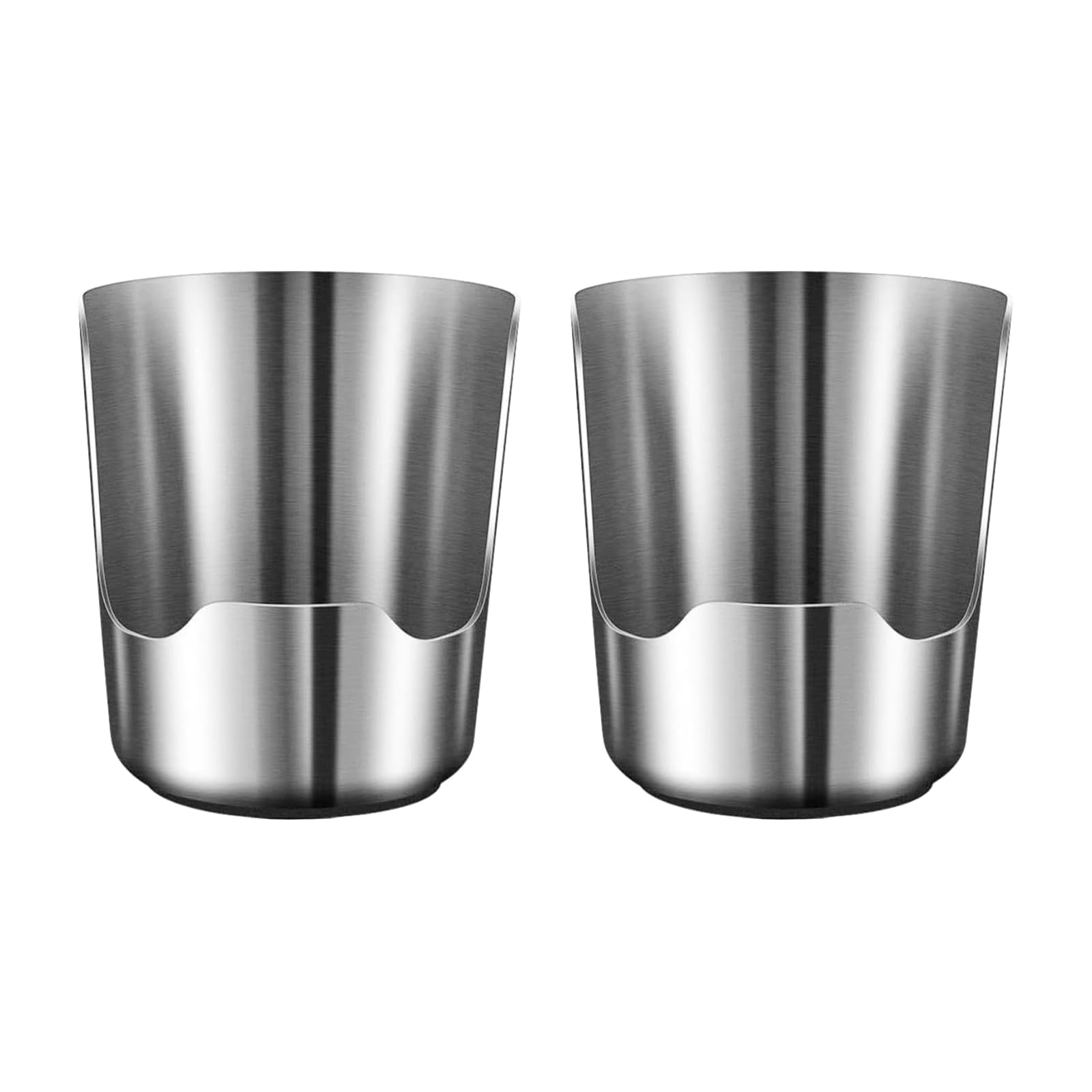 Robuster Küchenhelfer-Organizer aus Edelstahl, Küchenutensilienhalter aus Edelstahl – für Pfannenwender, Schöpfkellen, Schneidebretter & Topfdeckel; platzsparender Organizer (2pcs)
