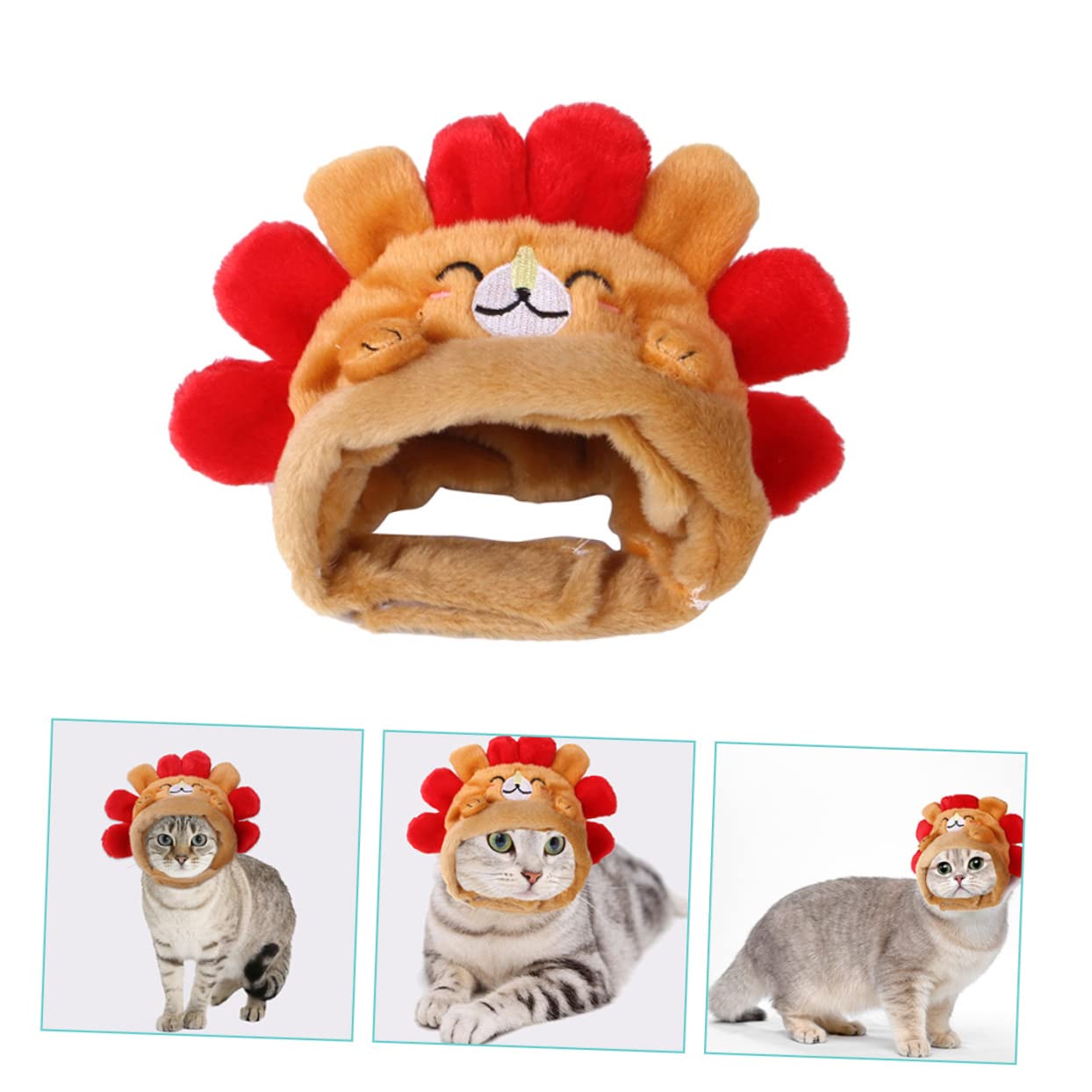 Amazon.co.jp: PATKAW ペット 帽子 子犬 衣装 ぬいぐるみ 子猫 